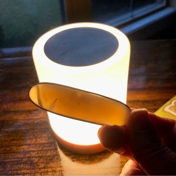 Polished Stone with Faceted Glass Bead Necklace - Picture 6 of 9